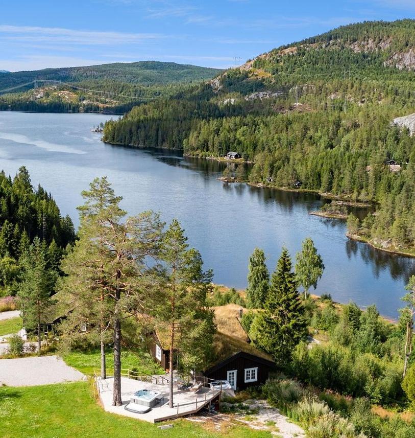 Libeli- Panoramaview Towards Gaustadtoppen- Jacuzzi Villa Lona Exterior photo